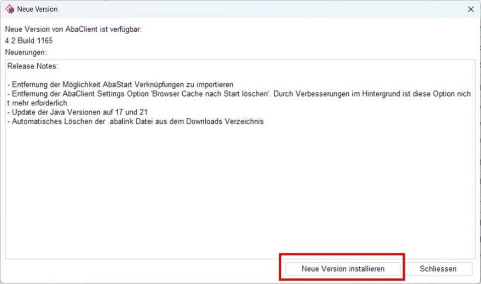 AbaClient-neue-Version