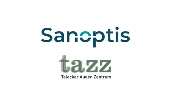 Logo Sanoptis und TAZZ