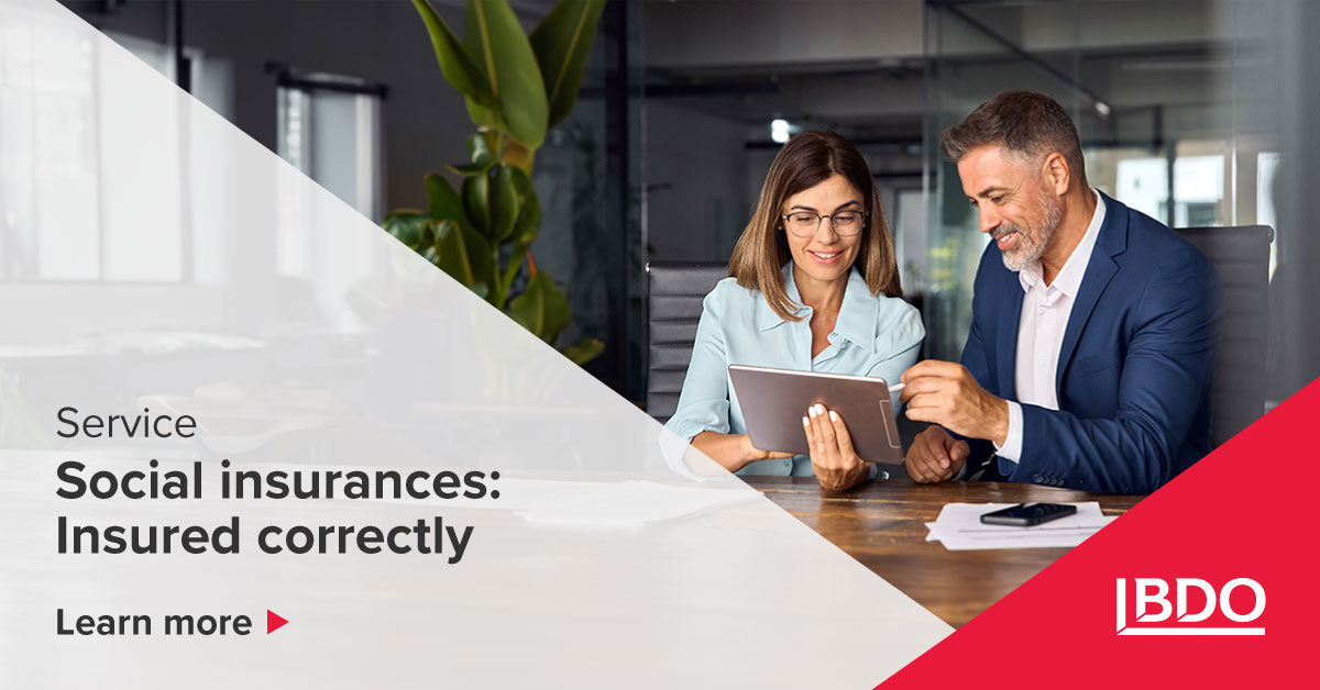 Social insurances - Insured correctly - BDO